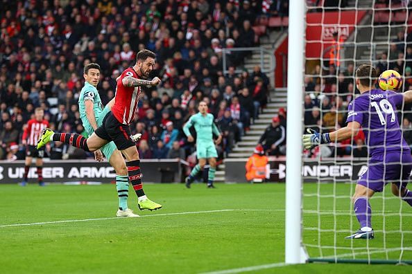 Koscielny's first Premier League start since April was not an easy ride